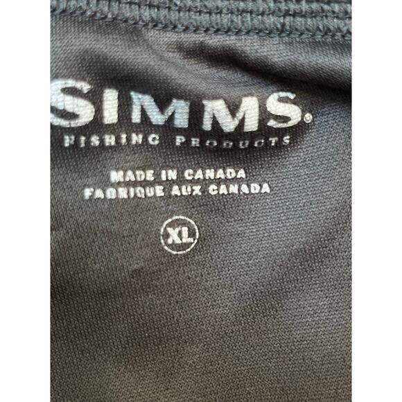 Simms Men's Size XL Gray Lightweight Baselayer Bottom Pants - Picture 2 of 9